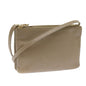 Luxury CELINE TRIO SMALL Shoulder Bag Leather Beige 8890
