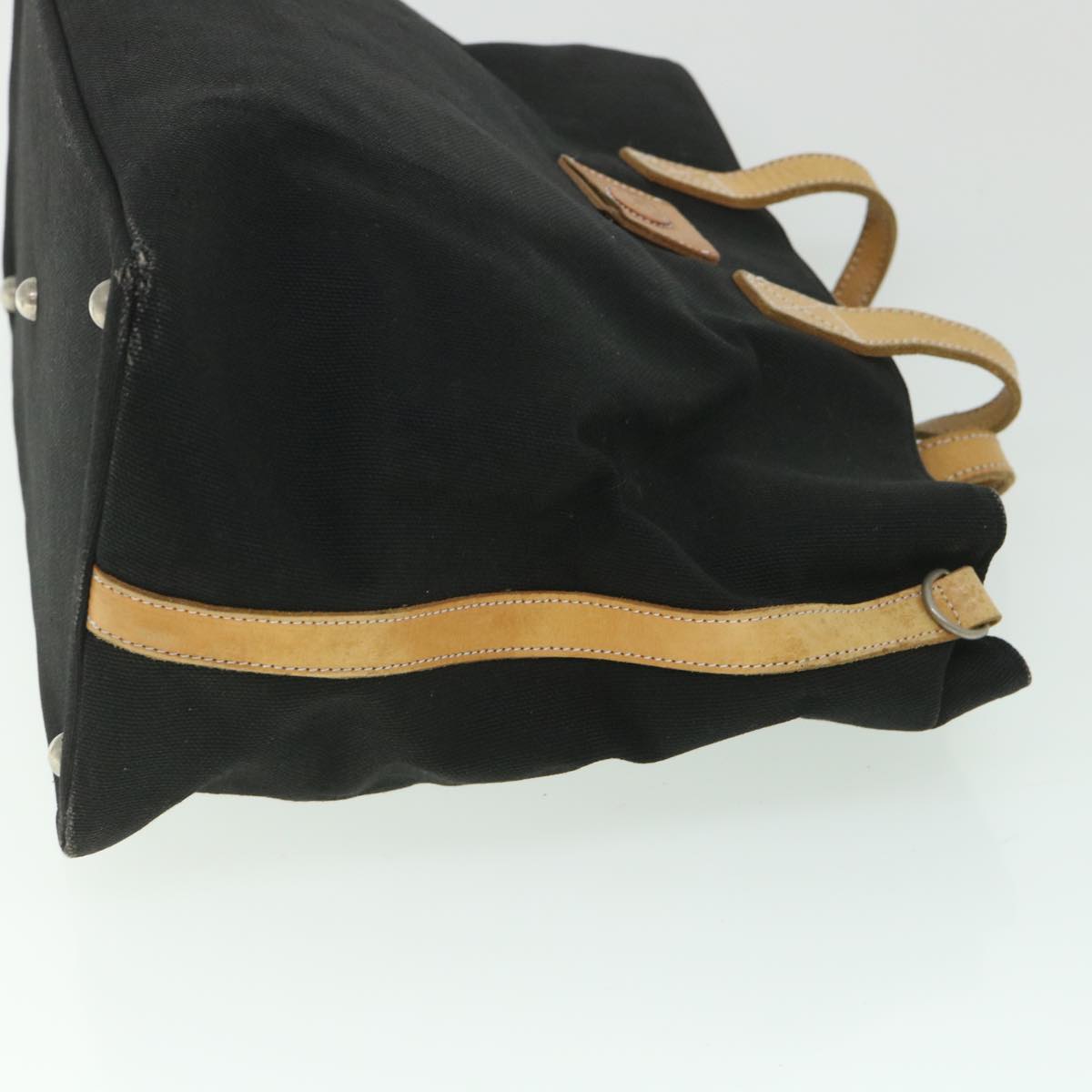 Burberry BURBERRYSs Label Canvas Black Tote Bag