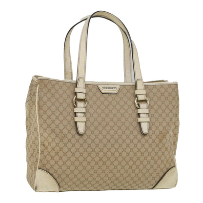 Luxury CELINE Macadam Canvas Tote Bag Beige 9213