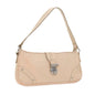 Luxury Burberry Shoulder Bag Leather Beige T-04-02 Auth bs9232