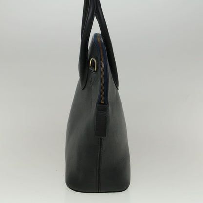 Luxury CELINE Hand Bag Leather Navy 9343