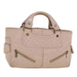 Luxury CELINE Hand Bag Leather Pink 9529