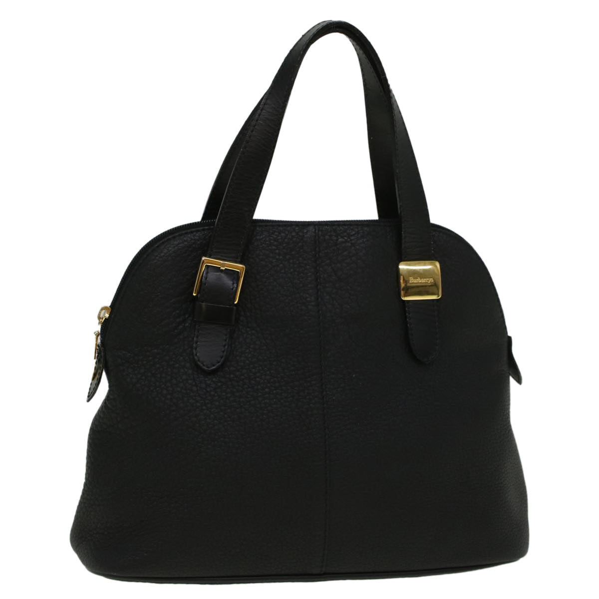 Burberry BURBERRYSs Auth Leather Black Handbag Style 5