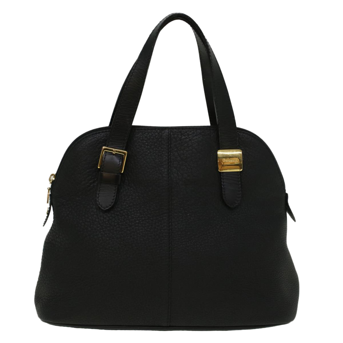 Burberry BURBERRYSs Auth Leather Black Handbag Style 5