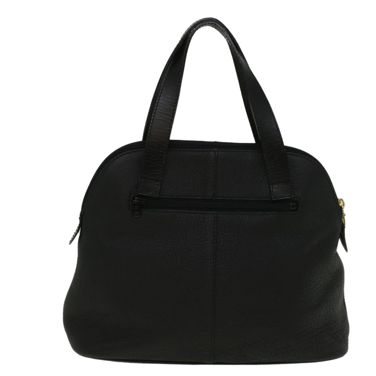 Burberry BURBERRYSs Auth Leather Black Handbag Style 5