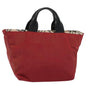 Burberry Nova Label Nylon Red Tote Bag