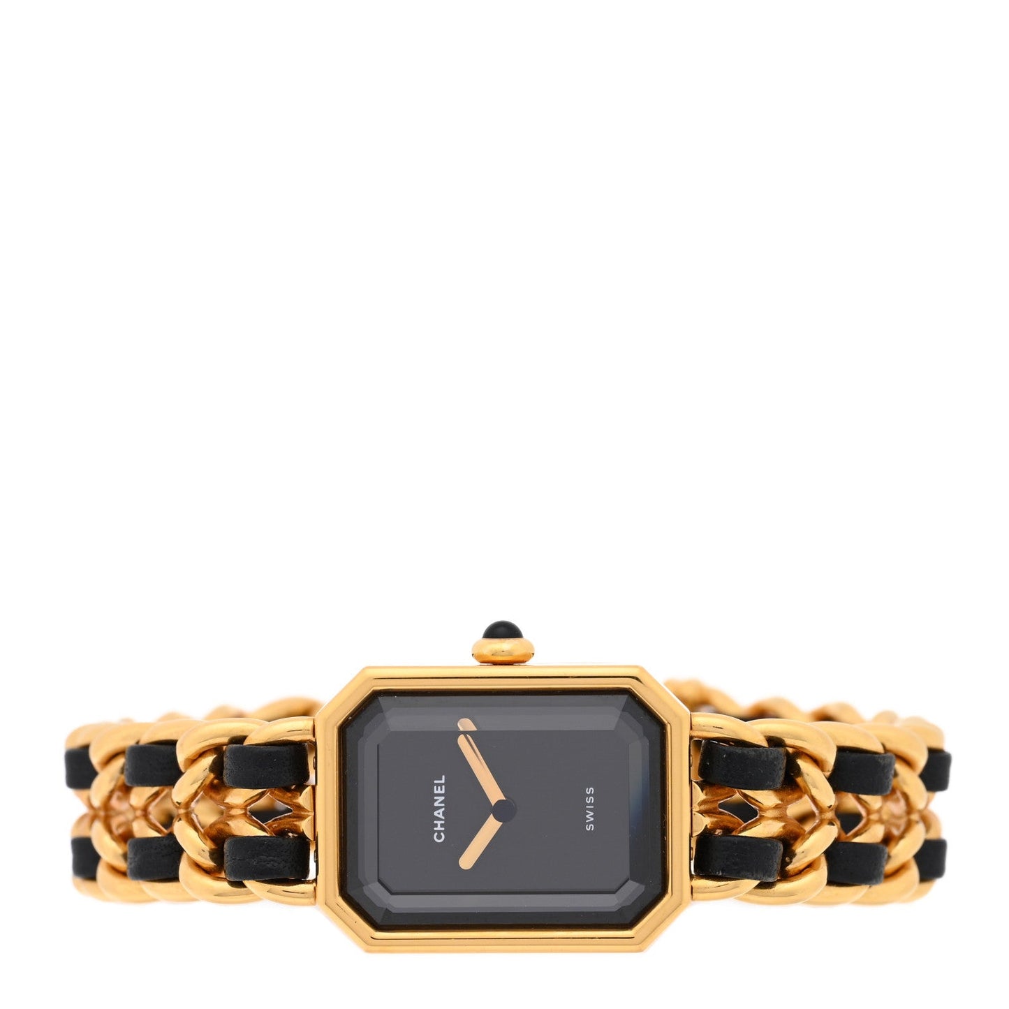 Stainless Steel Lambskin 20mm Chain Premiere Quartz Watch Gold L