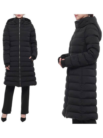 Luxury Burberry New Bridge Hooded Goose Down Padding Black