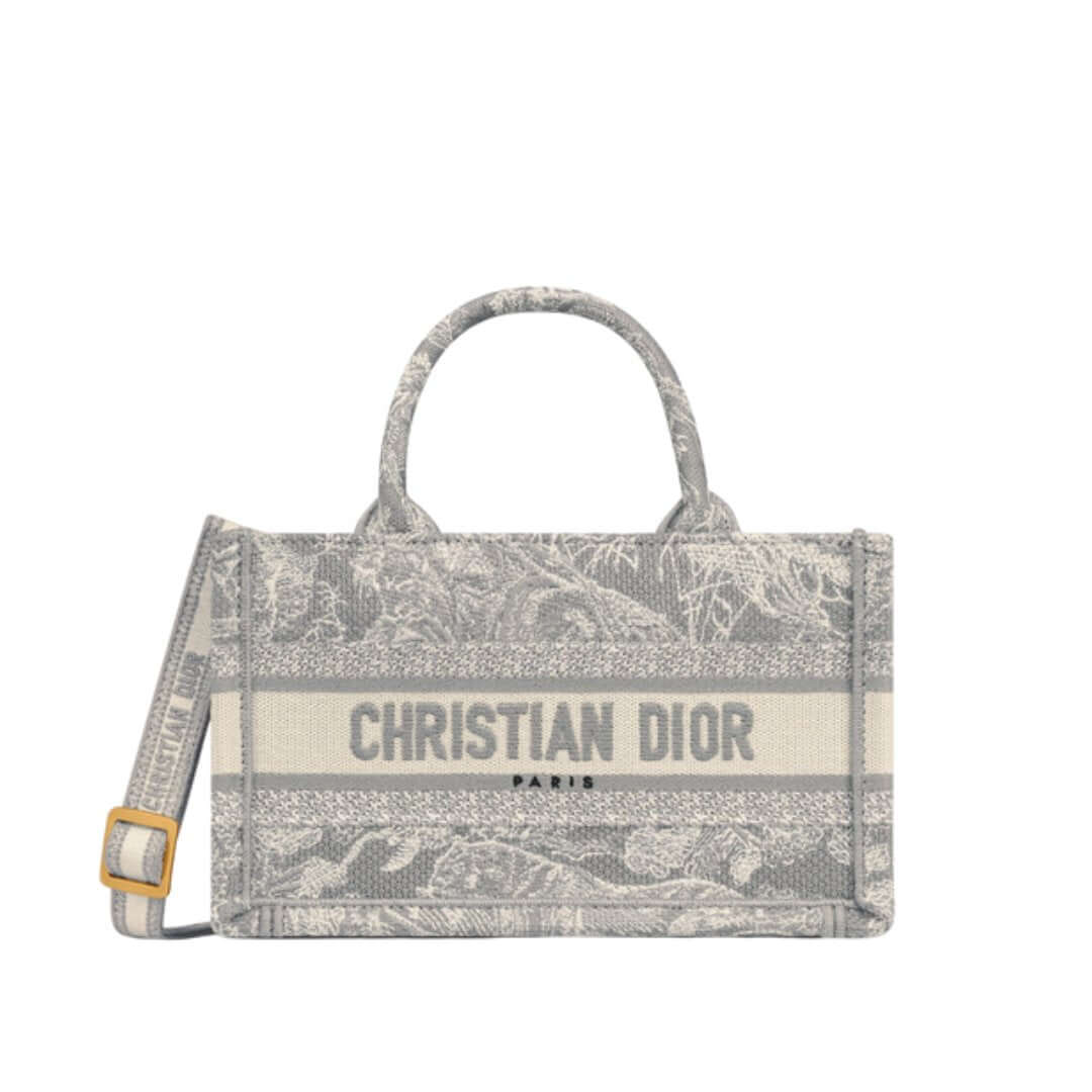 Dior Book Tote Leather Mini Tote Bag Rovelle Bags