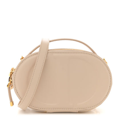 Christian Dior Calfskin Cd Signature Oval Crossbody Camera Bag Caramel Beige Rovelle Bags