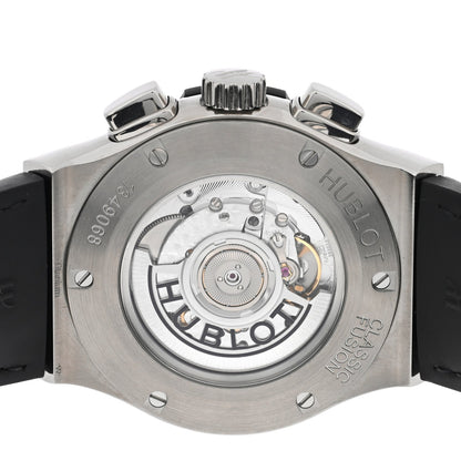 Titanium Alligator 45mm Classic Fusion Aerofusion Chronograph Automatic Watch Black 525.NX.0170.LR