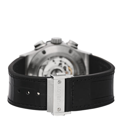 Titanium Alligator 42mm Classic Fusion Chronograph Automatic Watch Black 541.NX.1171.RX