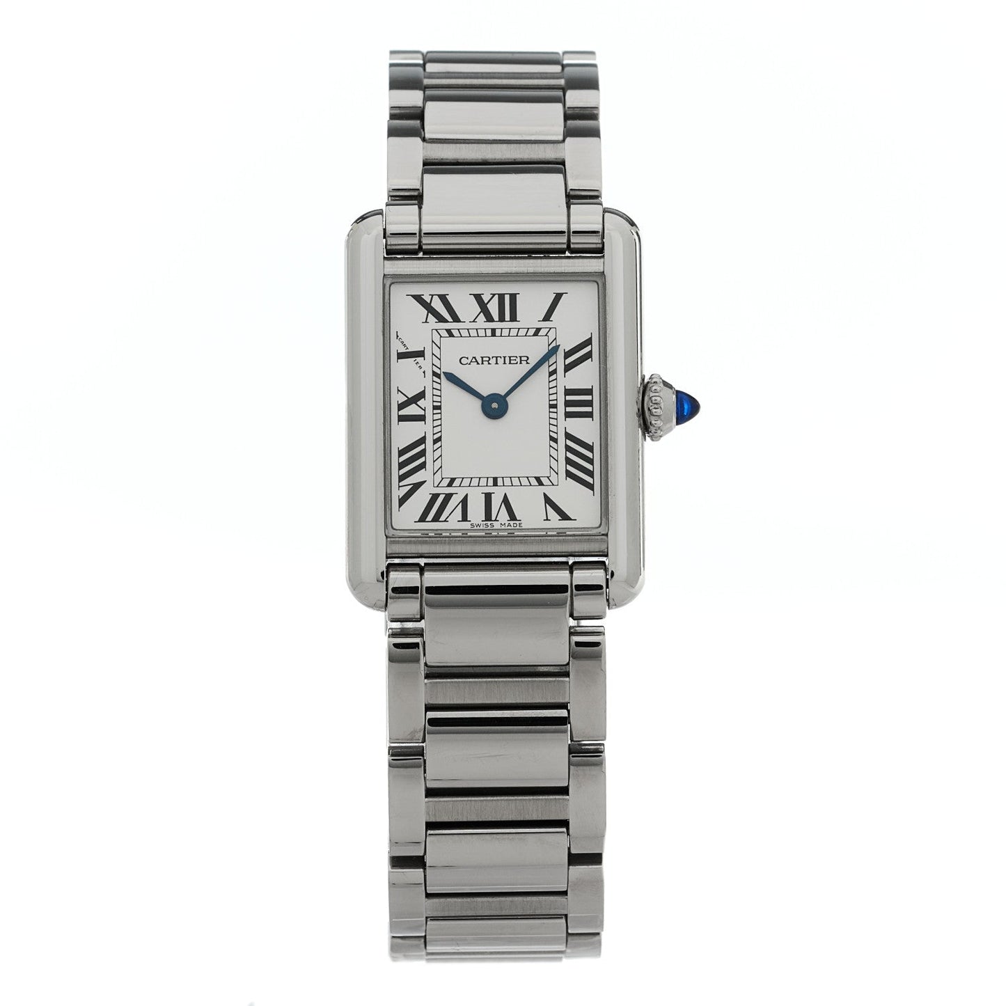 Stainless Steel 22mm Tank Must Quartz Watch