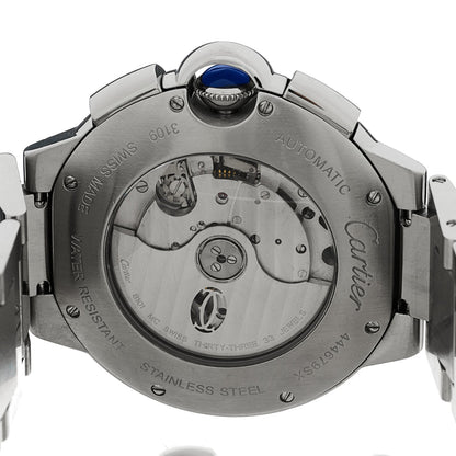 Stainless Steel 44mm Ballon Bleu De Cartier Chronograph Automatic Watch