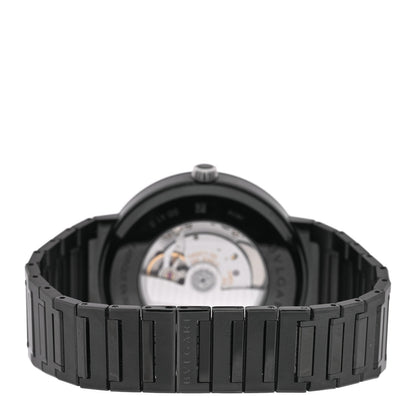Stainless Steel 41mm Automatic Watch Black