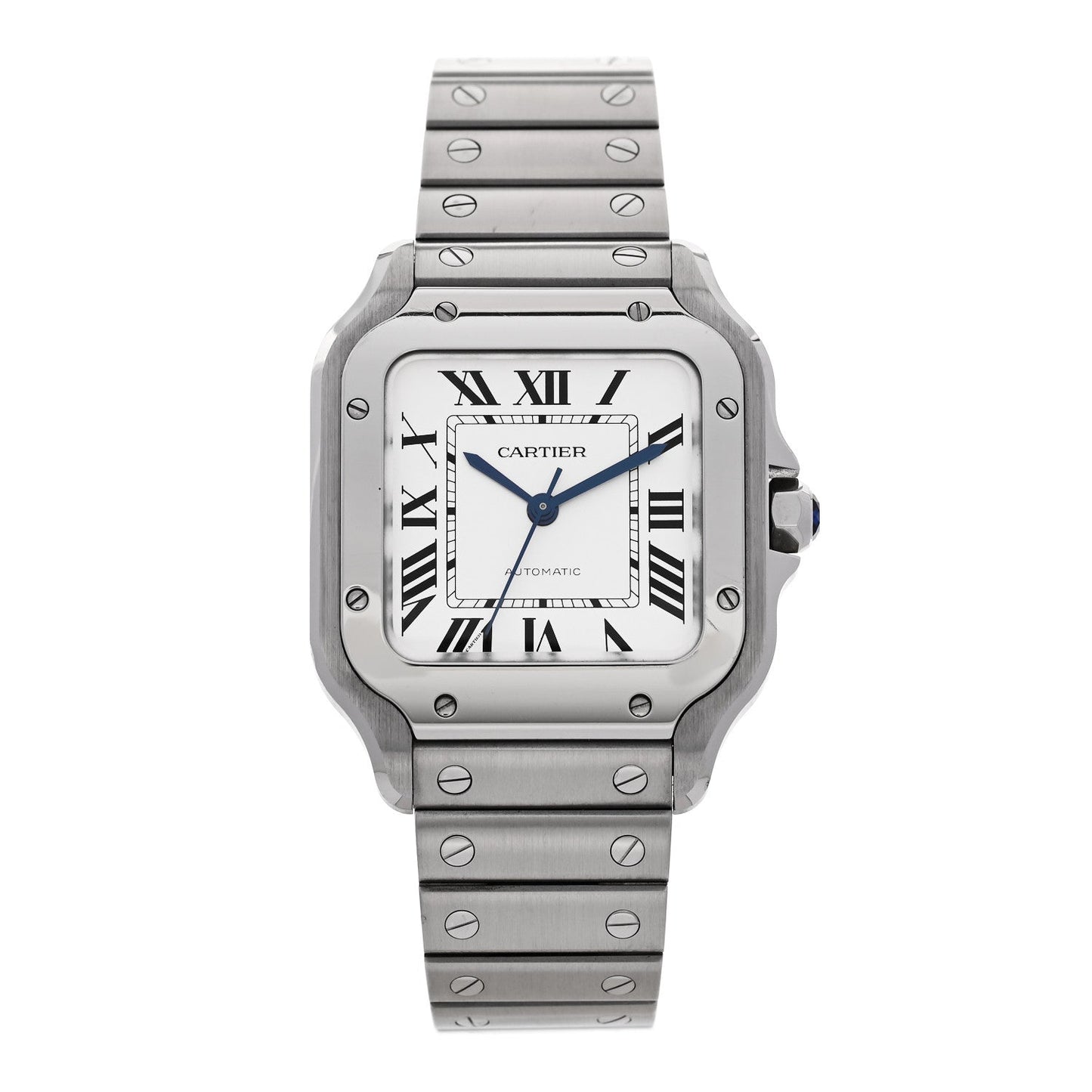 Stainless Steel 35mm Santos de Cartier Automatic Watch