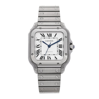 Stainless Steel 35mm Santos de Cartier Automatic Watch