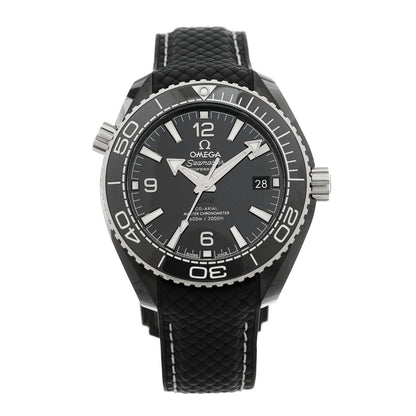 Ceramic Titanium Rubber 39.5mm Seamaster Planet Ocean 600M Automatic Watch Black 215.92.40.20.01.001