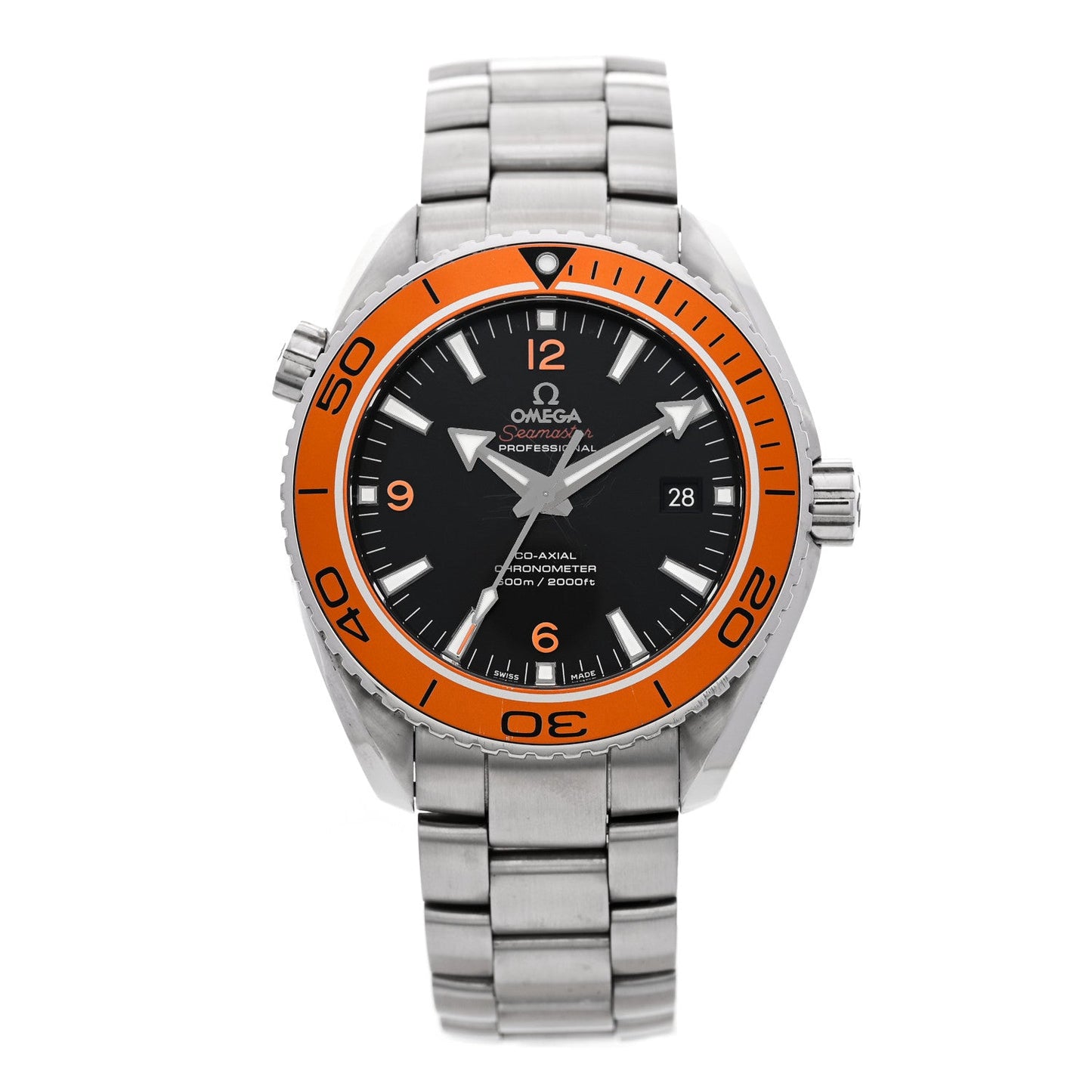 Stainless Steel 45.5mm Seamaster Planet Ocean Automatic Watch Black 232.30.46.21.01.001