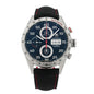 Titanium Carbon Fiber 43mm Carrera Calibre 16 Chronograph Automatic Watch Black CV2A80