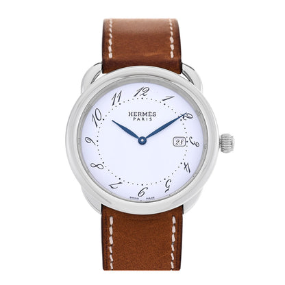 Stainless Steel Barenia 38mm Arceau Quartz Watch Fauve