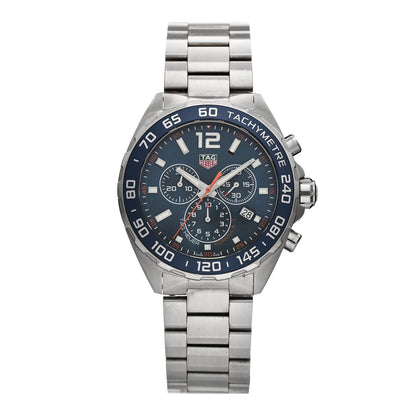 Stainless Steel 43mm Formula 1 Chronograph Quartz Watch Blue CAZ1014