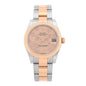 Stainless Steel 18K Everose 31mm Oyster Perpetual Datejust Watch Pink Floral 178241