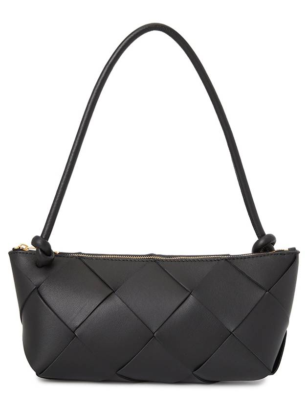 Luxury Bottega Veneta Cassette Mini Shoulder Bag Black