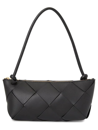 Luxury Bottega Veneta Cassette Mini Shoulder Bag Black