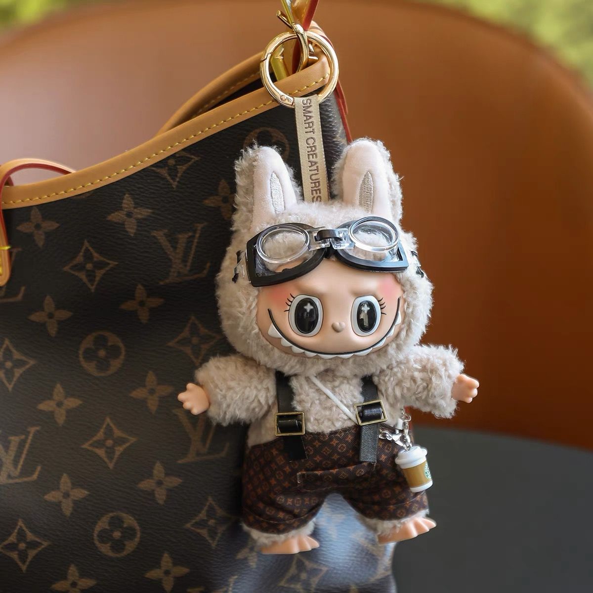 [Baby + Baby Clothing] Rab Clothing Bag Pendant Cute Vinyl DIY Doll Doll Keychain Pendant Gift