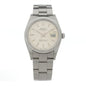 Stainless Steel 34mm Oyster Perpertual Date Watch Silver 15200
