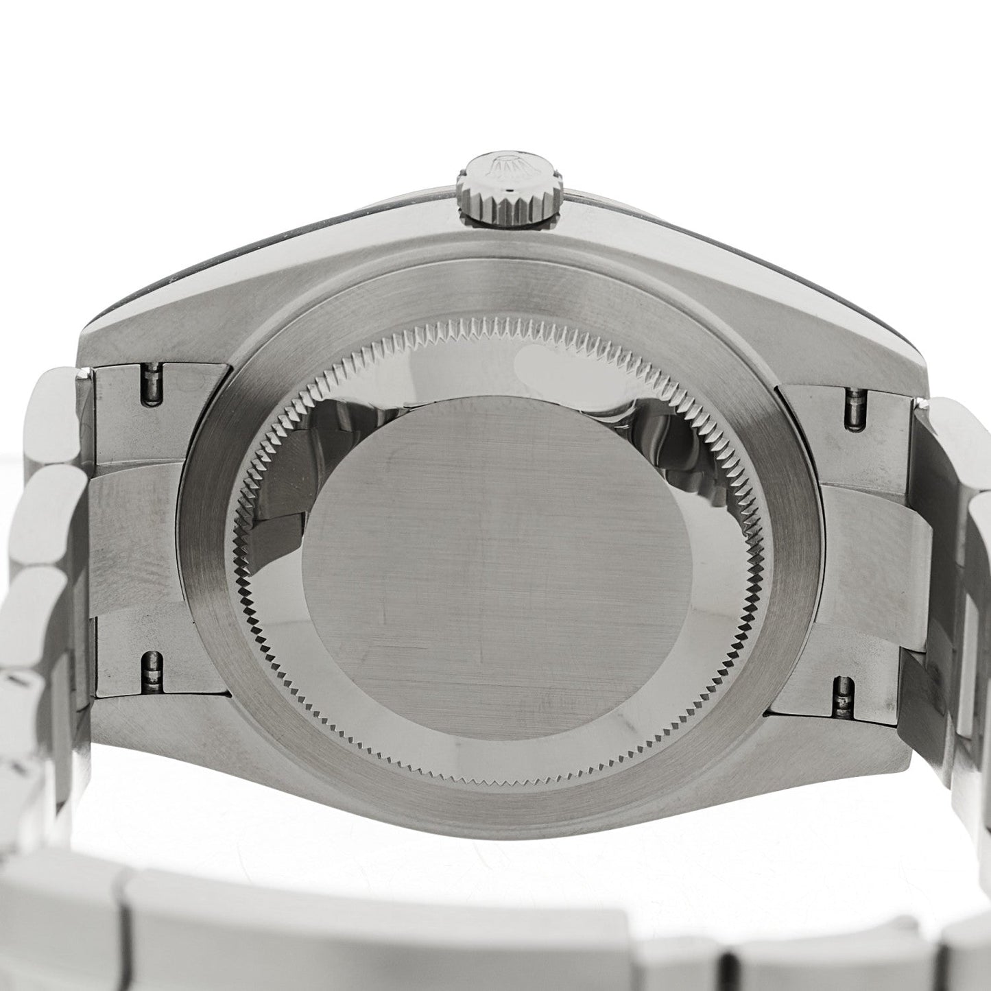 Stainless Steel 18K White Gold 41mm Oyster Perpetual Datejust Watch Bright Blue 126334