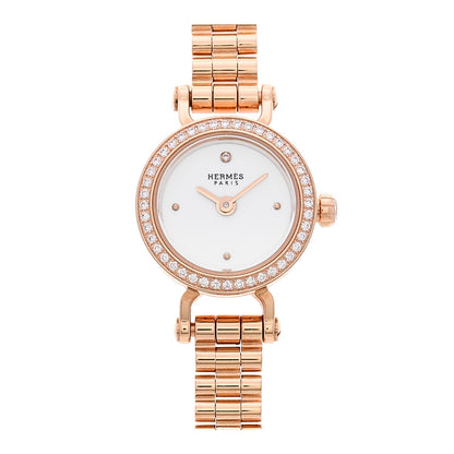 18K Rose Gold Diamond Bezel 16mm Faubourg Quartz Watch