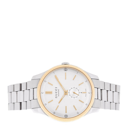 Stainless Steel 40mm G-Timeless Two Tone Automatic Watch Silver