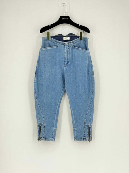 FENDI Crop Blue Size US 2 Jeans Rovelle Bags
