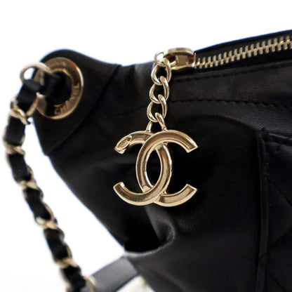 Chanel Black Calfskin Quilted Belt Bag Rovelle Bags