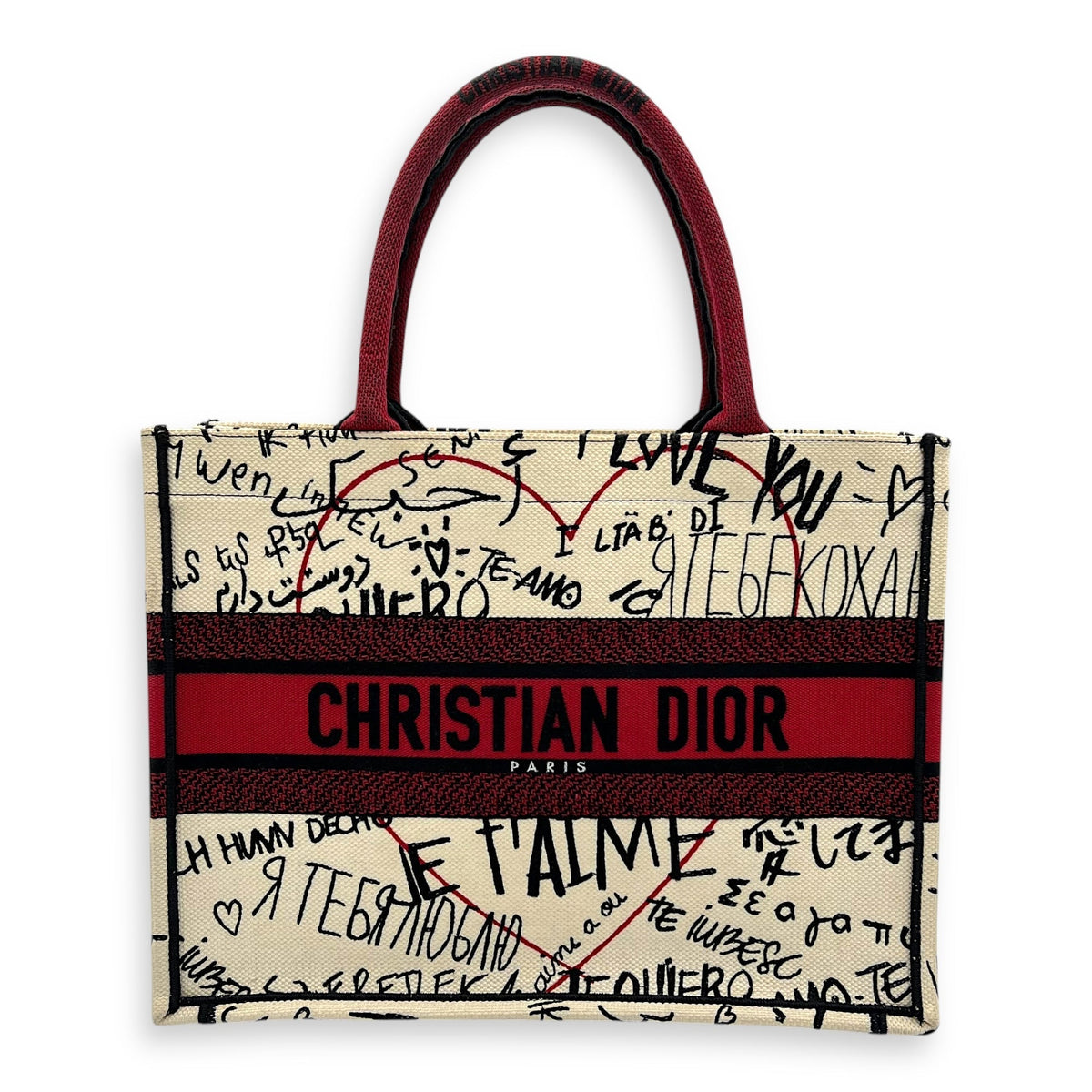 Dior Book Tote Lou Canvas Tote Bag Rovelle Bags