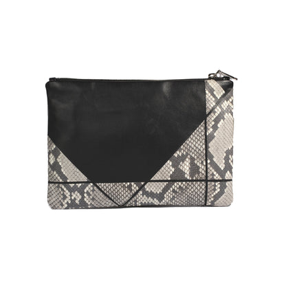 Christian Dior Python & Calfskin Zip Pouch Rovelle Bags