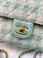 Chanel Luxury Leather Green Handbag Rovelle Bags