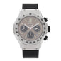 Stainless Steel Rubber 42mm MDM Super B Chronograph Automatic Watch Brown 1920.1
