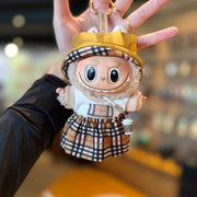 [Baby + Clothes] Pendant Baby Clothes Plush Vinyl Face Doll Bag Pendant Niche Bulala Doll