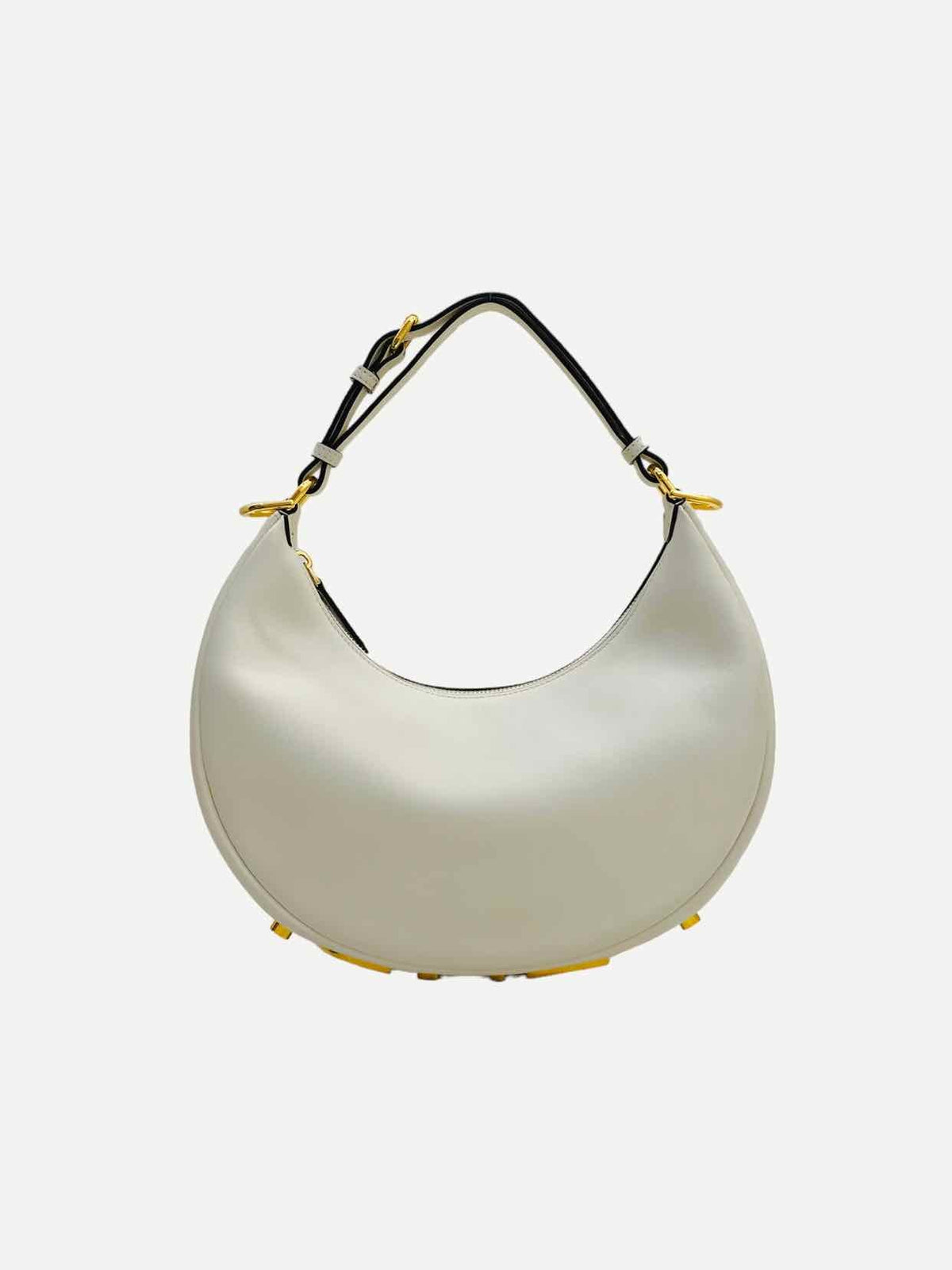 FENDI Fendigraphy White Shoulder Bag Rovelle Bags