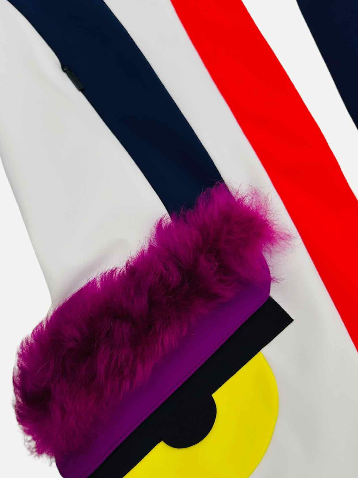 FENDI Monster White w/ Multicolor Size US 2 Jacket Rovelle Bags