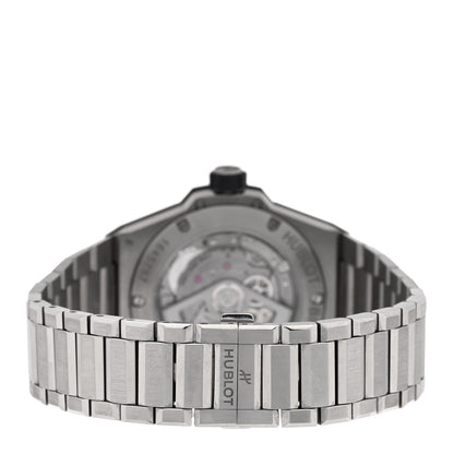Titanium 40mm Big Bang Integrated Time Only Automatic Watch Silver 456.NX.0170.NX