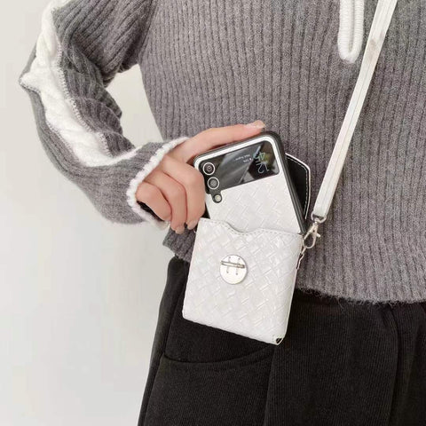 Samsung folding flip small bag+card slot small bag
