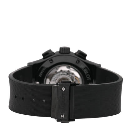 Ceramic Rubber 45mm Classic Fusion Aerofusion Chronograph Automatic Watch Black 525.CM.0170.RX