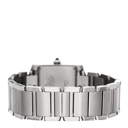 Stainless Steel 25mm Tank Francaise Quartz Watch