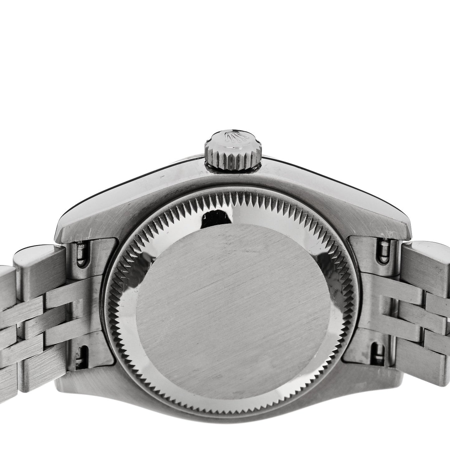 Stainless Steel 18K White Gold Diamond 26mm Oyster Perpetual Datejust Watch Black 179174