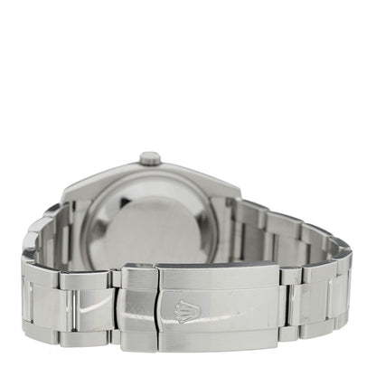 Stainless Steel 34mm Oyster Perpertual Date Watch Silver 115200