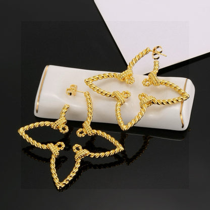High-Quality Four-Leaf Clover Earrings